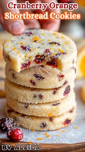 3.3K views · 11 reactions | These Cranberry Orange Shortbread Cookies...