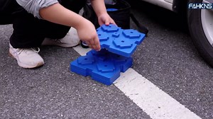 FAHKNS Rv Leveling Blocks, 10 Pack Trailer Accessories with Carrying Bag, Stackable Jack Pads for Camper Travel Trailer, Interlocking Nested Design to Leveling Single and Dual Wheels