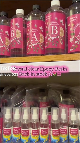 Crystal Clear Epoxy Resin - Back in Stock!
