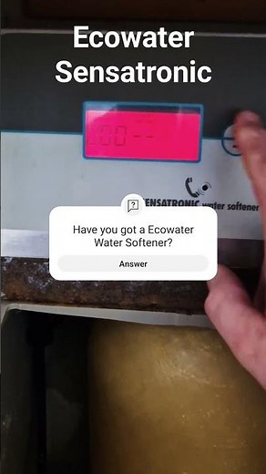 Ecowater Water Softener Repair and Service #shorts
