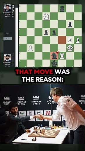 World No.1 Magnus Carlsen's BLUNDER Against World Champion Gukesh