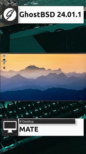 GhostBSD 24.01.1 Quick Overview #shorts