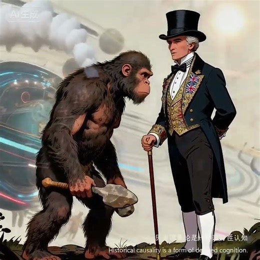 历史因果论是一种延时性认知Historical causality is a form of delayed cognition.