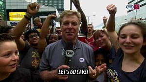 Fred was in his element after the Cavs won it all. ❤️ | FanDuel Sports Network Cincinnati