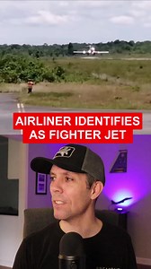 Airliner identifies as fighter jet. #airliners #aviation #airplanes #airliner #flying #planes #pilots #pilotlife #pilotdebrief | Pilot Debrief