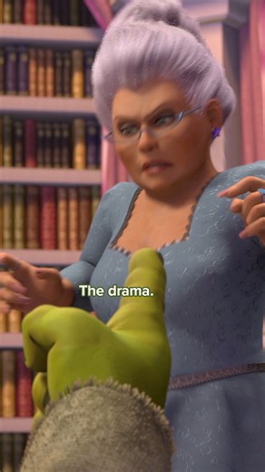 The queen of crashing out. | Shrek