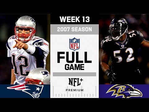 Monday Night Showdown! New England Patriots vs. Baltimore Ravens FULL GAME | NFL 2007 Season Week 13