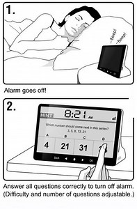 Innovative Alarm Clock Won't Turn Off Unless You Do This