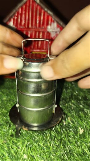 mini tiffin box packing pakkalama #food #minikichen #miniaturefood #cooking 👌👍😋🧆