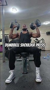 2 TYPES OF SHOULDER PRESSES FOR BEGINNERS #dumbells #barbell #shoulderworkout #hiit #motivation