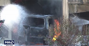 Car slams into house, sparking gas leak in Novato