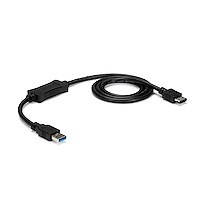 USB 3.0 to eSATA HDD / SSD / ODD Adapter Cable - 3ft eSATA Hard Drive to USB 3.0 Adapter Cable - SATA 6 Gbps