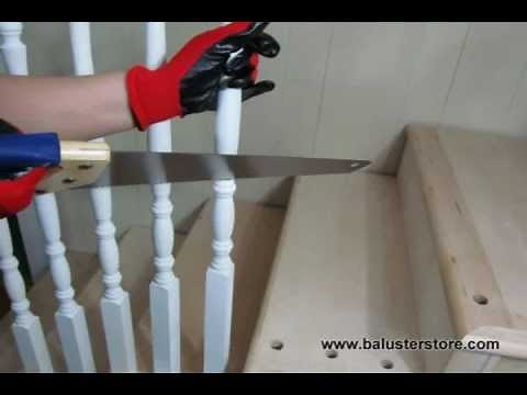 how to install iron balusters. Iron stair parts www.balusterstore.com