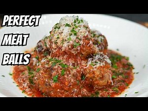 The Most Juicy Homemade Meatballs & Marinara From Scratch