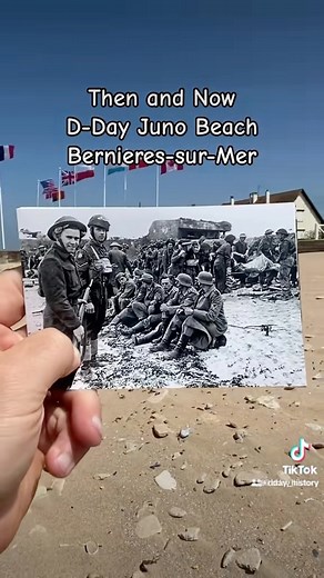 59K views · 10K reactions | Time Machine in Normandy! #time #machine #normandy #dday #thenandnow #then #history | D-Day History | Facebook