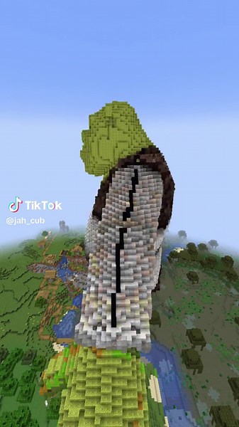 Minecraft stop motion shrek funky town #minecraft #minecraftbuilding #stopmotion #fypシ #foryou #shrek