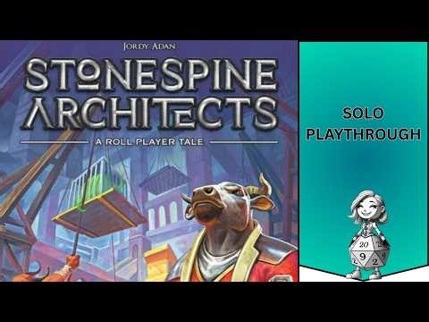Stonespine Architects Solo Playthrough | Full Gameplay