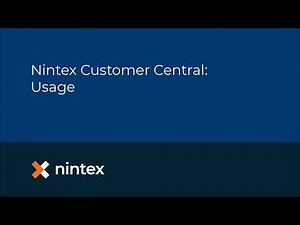 Nintex Customer Central: Usage