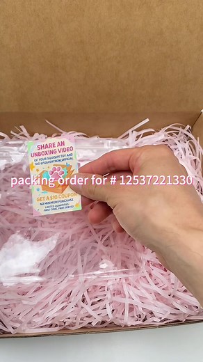 Packing Orders ASMR: Satisfying Squishy Experience