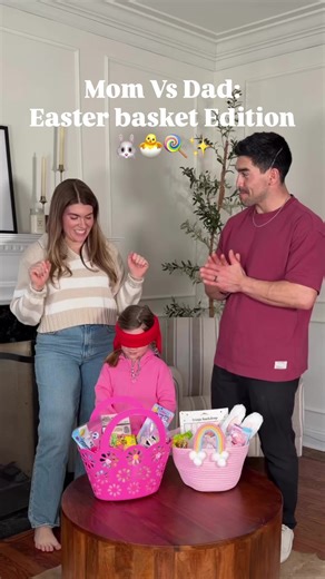 The $25 Easter Basket Challenge: Mom vs Dad