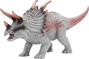 Gemini&Genius Triceratops Toy for Kids, Dinosaurs Action Figure Early Science Education and Collection Dino World Toy for Party Favor and Birthday Gift to Boys and Girls 3-12 Years Old