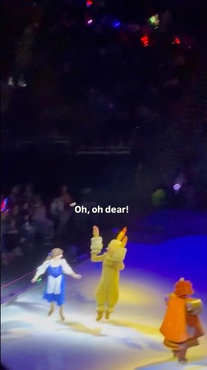 Belle Explores the Castle & Meets Lumière and Cogsworth ✨ | Disney On Ice