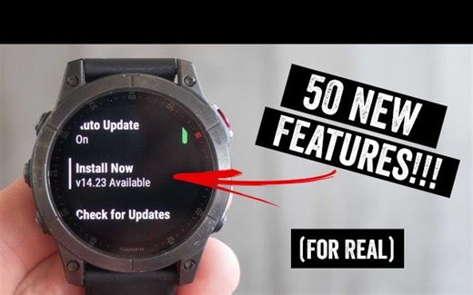 佳明 Garmin Fenix 7 & Epix 7月全新测试版固件——50个新特性详细解析！