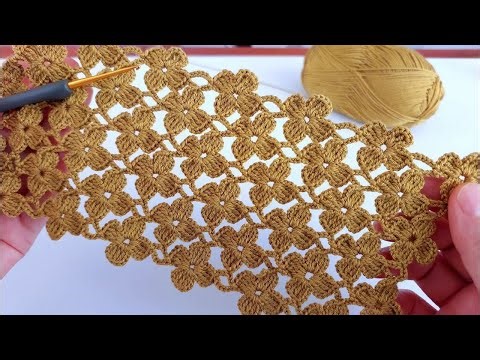 Wow !! Gorgeous Easy & Beautiful Flower Lace Crochet Pattern - Beginner Friendly Tutorial