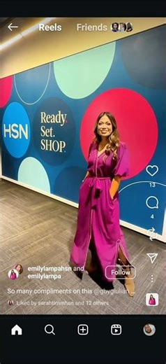 HSN Host Emily Lampa walk