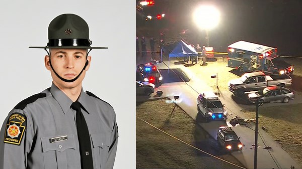Pennsylvania state police trooper shot and killed during traffic stop in West Caln Twp. Chester County