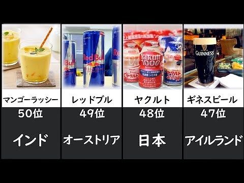 世界の美味しい飲み物ランキングTOP50