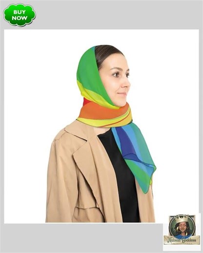 Rainbow Love Scarf