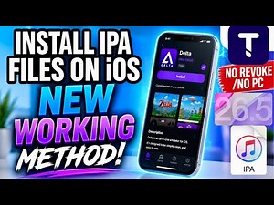 [NEW METHOD] How to Install IPA Files on iPhone & iPad – (NO PC, NO REVOKES!) | iOS 15 to iOS 26.5