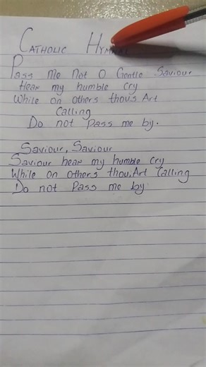 Pass me not o gentle Saviour Hear my humble cry #catholic #catholictiktok #fypシ゚virall #catholic #1mviews