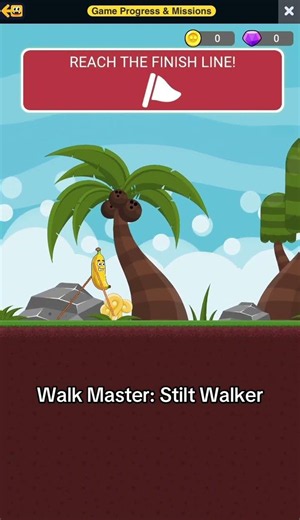 Walk Master: Stilt Walker - online game from Play-Games.com #stiltwalker #playgames