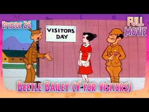Beetle Bailey (V for visitors) | English Full Movie | Animation Action Adventure