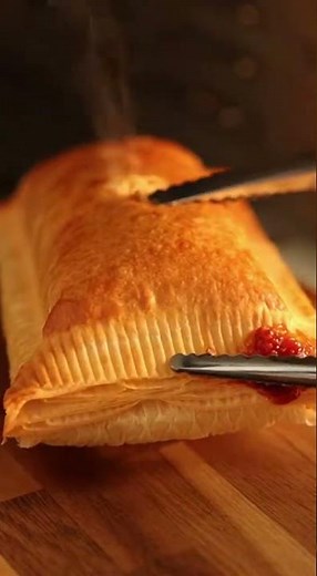 Homemade Hot Pockets Recipe | Easy Puff Pastry Ham & Cheese (ASMR)