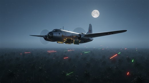 The British bomber America used to fight Vietnam