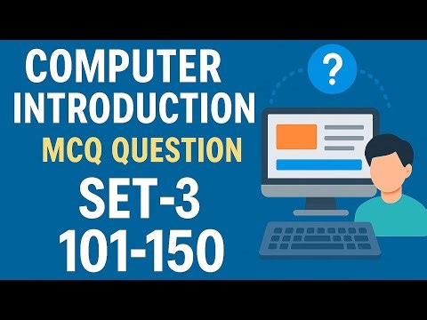 Computer Introduction MCQ Set 3 | Questions 101–150 | Competitive Exam Practice|‪@DeepInsightZone‬