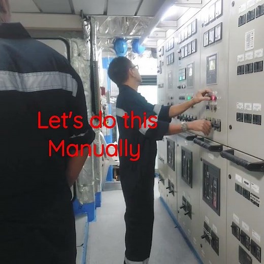 generator manual synchronization