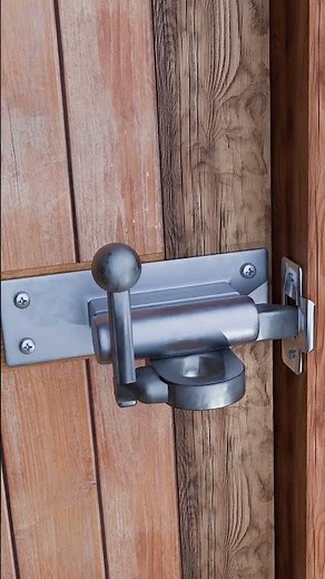 DIY simple door lock-Wooden Locking Mechanism - Clip 7