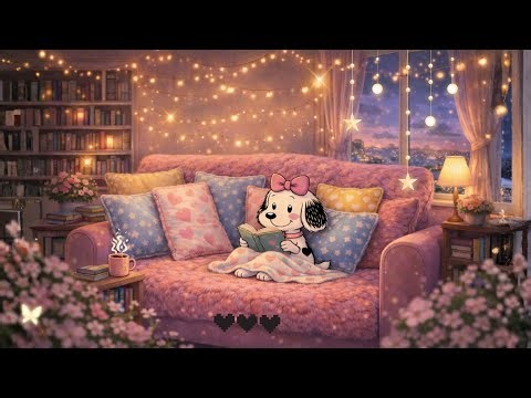 Bizzy Belle’s Cozy Night In ☕ | Lofi Hip Hop Night Ambience & Soft Synth Pads