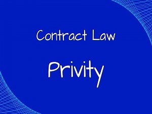 Contract Law: The Doctrine of Privity