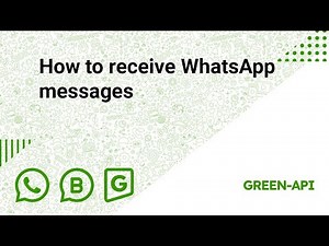 How to receive WhatsApp messages