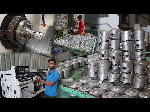 Amazing Process of Making Engine Piston Inside The Factory | Production Line of Engine Piston.