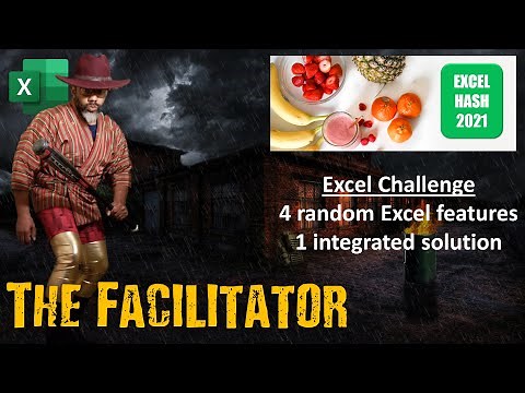 Excel Hash 2021: The Facilitator | LET function | Power Query Custom Data Types | Excel Challenge