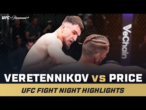FIRST ROUND TKO 🚨 | Nikolay Veretennikov vs. Niko Price | UFC Fight Night Mini Fight Highlights