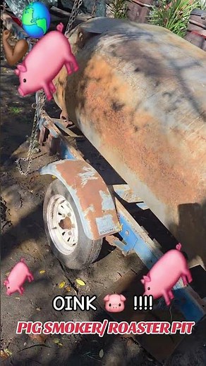 HOW TO BUILD A BIG BEAUTIFUL PIG ROASTING PIT 275 GALLON #outdoorcooking #roast