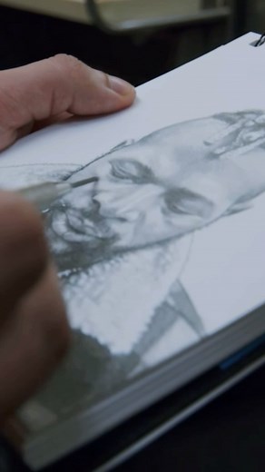 Devon Rodriguez on Instagram: "Checkout my online portrait drawing course! Learn all of my secrets to drawing a realistic portrait. (For all ages & skill levels)— Link in bio ✍🏼"