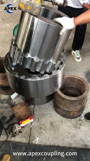 Custom flexible coupling #powertransmission #flexiblecoupling #jawcoupling #pincoupling